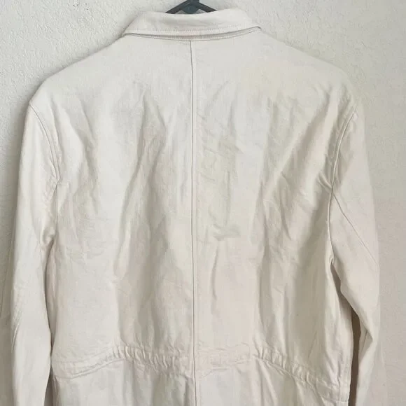 Ted Baker London Mens Summer Utility Jacket Cotton Cream Size 3 - Picture 6 of 11